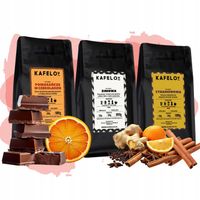 Zestaw kaw smakowych mielonych 3 x 250 g Zestaw Zimowy Świąteczny Arabiki