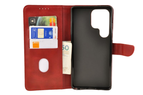 Etui portfel Wallet do Samsung Galaxy S25 Ultra czerwony na Arena.pl