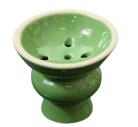 Cybuch do Shishy Hookah Bowl do Sziszy Ceramiczny Duży Zielony