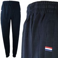 Spodnie męskie dresowe joggery ze ściągaczem dresy zamek bawełna 4XL