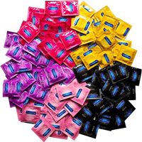 100szt PREZERWATYWY PASANTE MIX SENSITIVE RIBS&DOTS EXTRA NATURELLE