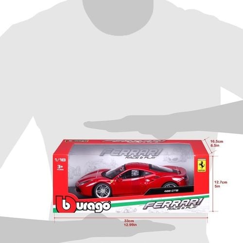 Ferrari 488 GTB 1:18 model Bburago 18-16008 na Arena.pl