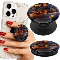Uchwyt do telefonu Popsocket na palce/stojak KOPARKA MASZYNY BUDOWLANE