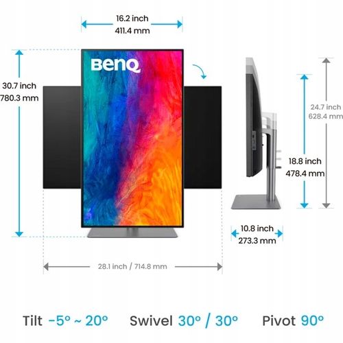 Monitor 4K 32 cale BenQ PD3225U IPS 60Hz 5ms PIVOT na Arena.pl