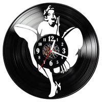 Zegar ścienny z płyty winylowej Marilyn Monroe 411.14