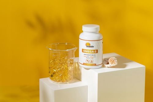 SOWELO Omega 3 1000mg 330 EPA 220 DHA Vit E 100k na Arena.pl