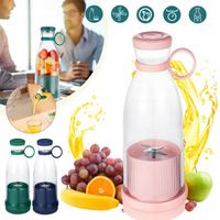 PRZENOŚNY BLENDER, ELEKTRYCZNY SOKOWIRÓWKA USB, KUBEK DO WYCISKANIA SOKU
