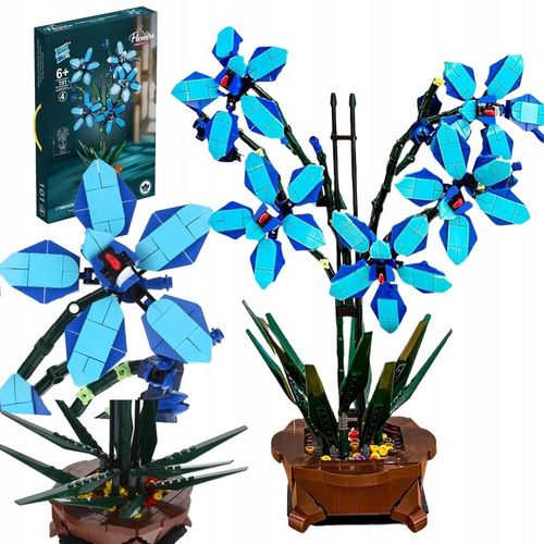 KLOCKI KWIATY BUKIET KONSTRUKCYJNE KREATYWNE PREZENT DLA NIEJ 1097ELEMENTÓW na Arena.pl