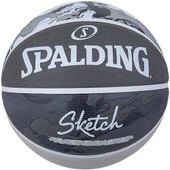 Piłka do koszykówki Spalding Sketch Jump r.7 szary
