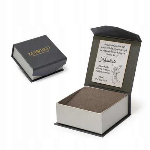 SREBRNY KRZYŻYK 925 ŁAŃCUSZEK Pancerka + Grawer na Arena.pl