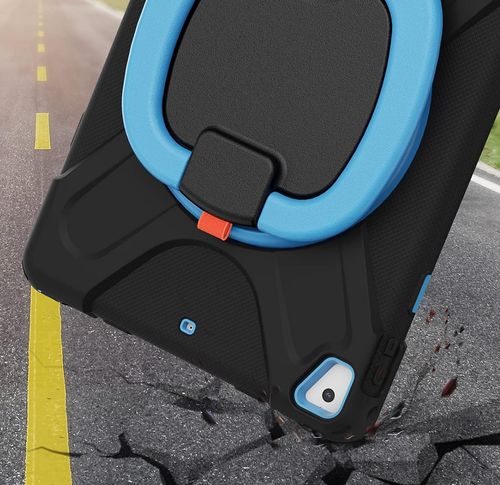 Etui do iPad 6/5 9.7" z Podstawką i Paskiem na Ramię Czarne na Arena.pl