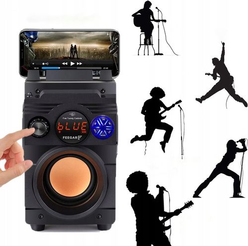 PRZENOŚNY GŁOŚNIK BLUETOOTH Feegar 4000mah RADIO na Arena.pl