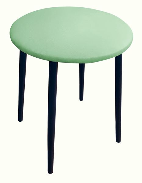 Taboret TRIX D07 seledynowy podstawa czarna zdjęcie 1