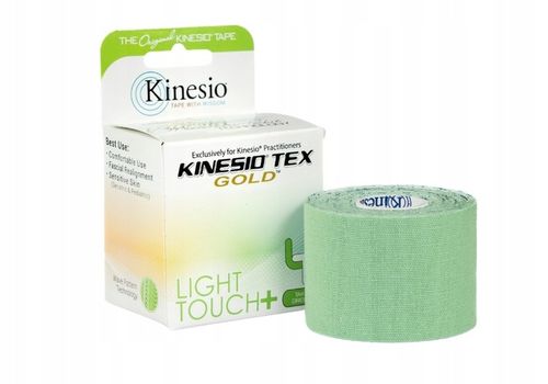 Kinesio Tex Gold Light Touch+ hipoalergiczna do wrażliwej skóry 5 cm x 5 m na Arena.pl