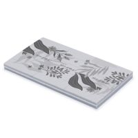 ABA GROUP Blok jednorazowych polerek do odrywania Flowers 100/180 - 15 szt