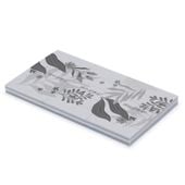 ABA GROUP Blok jednorazowych polerek do odrywania Flowers 100/180 - 15 szt