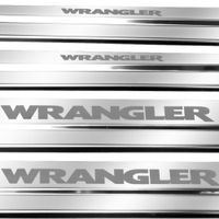 Listwa progowa JEEP WRANGLER MK3 JK Stal nierdzewna 304 połysk 4szt