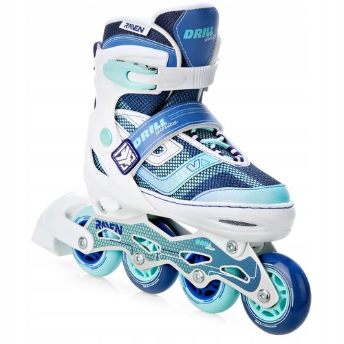 Rolki Regulowane RAVEN Drill White/Mint 38-42 na Arena.pl