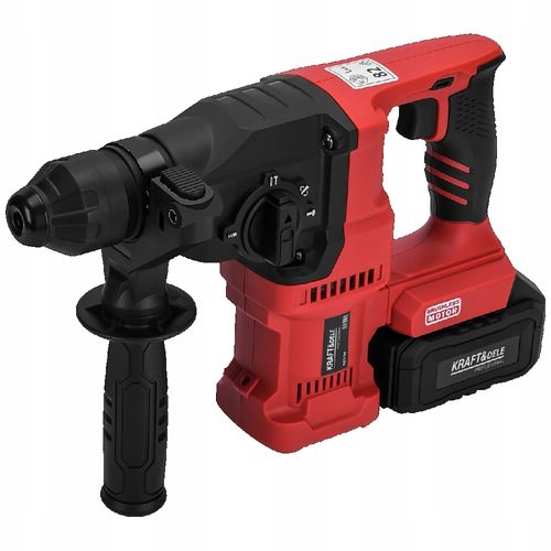 Młot udarowy AKUMULATOROWY 3.5J 2xakumulator 21V 4Ah SDS-PLUS BEZSZCZOTKOWY na Arena.pl