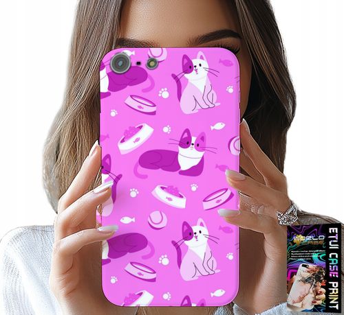 ETUI DO IPHONE 5 / 5S / 5C - LOVE CAT, WZORY Z KOTAMI KOTY, POKROWIEC na Arena.pl