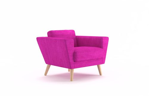 Fotel Atla różowy na Arena.pl