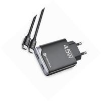 Szybka ładowarka 45W 2 porty z długim kablem 2m do Oppo Reno 12FS 5G