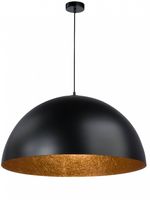 Lampa wisząca kopuła Sfera 30138 do holu czarna miedziana