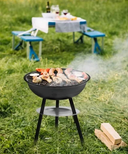 Grill węglowy okrągły gril 43 cm zdjęcie 5