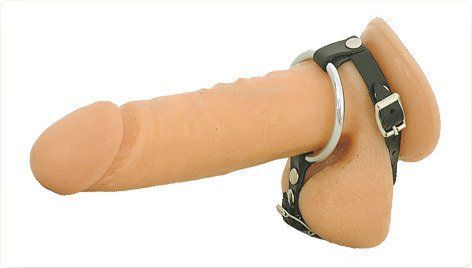 Nakładka Na Penisa Z Kółkiem Leder 7016 zdjęcie 1