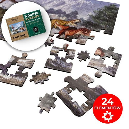 PUZZLE DREWNIANE DOUBLE Z TWOJEGO ZDJĘCIA NA PREZENT 24 el60x40cm na Arena.pl