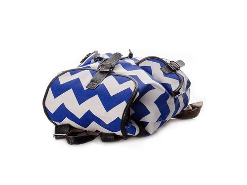 Plecak Vintage zigzag niebieski na Arena.pl