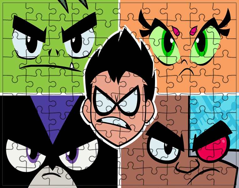 Puzzle Młodzi Tytani zdjęcie 1