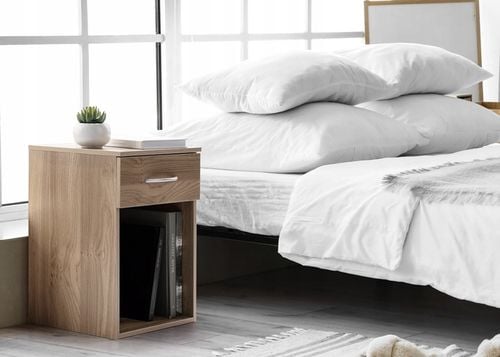 SZAFKA NOCNA STOLIK NOCNY jedna SZUFLADA 48cm SYPIALNIA SALON BIURO na Arena.pl