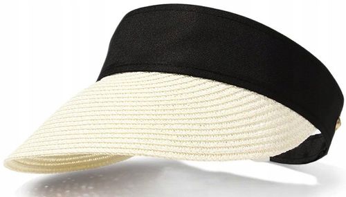 Przeciwsłoneczny Daszek słomiany czapka z daszkiem  KR27_Jasny na Arena.pl