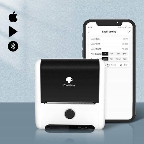 Phomemo M200 drukarka etykiet termicznych samoprzylepnych biała Android IOS na Arena.pl