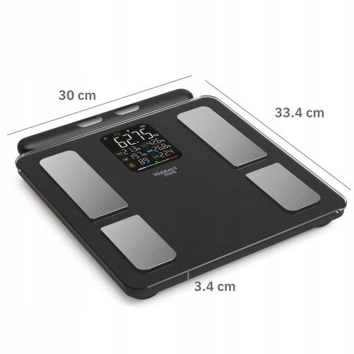 WAGA ŁAZIENKOWA ANALITYCZNA BLUETOOTH 5.0 Z EKRANEM LCD WEBBER na Arena.pl