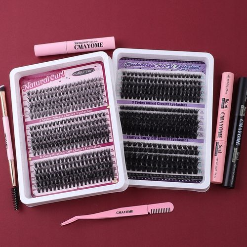 300 SZT ZESTAW DO SAMODZIELNEGO PRZEDŁUŻANIA Rzęsy D CURL CLUSTER LASHES IN na Arena.pl