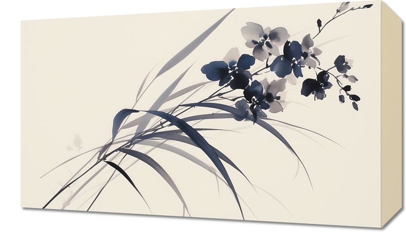 Obraz 50x30cm Orchidea w Sepii zdjęcie 1