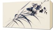Obraz 50x30cm Orchidea w Sepii
