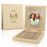 Podziękowanie prezent dla świadkowej na ślub wesele ZDJĘCIE + GRAWER