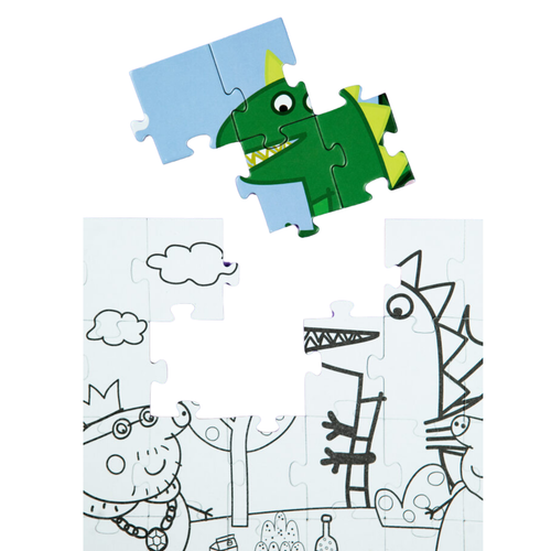 Puzzle 2 In 1 Peppa Pig 60 Elementów Kolorowanka 200118 na Arena.pl