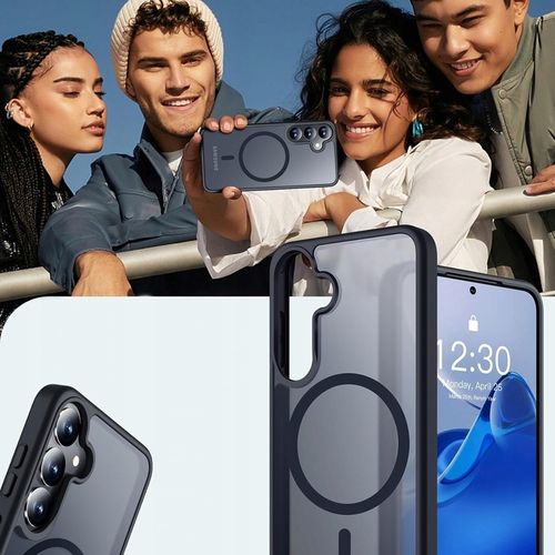 Etui CASE do Samsung Galaxy S25+ Plus MAGNETYCZNE MATOWE WZMACNIANE 2xSZKŁO na Arena.pl