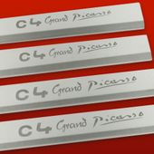 Listwa progowa CITROEN C4 GRAND PICASSO MK2 Stal nierdzewna 304 mat 4szt