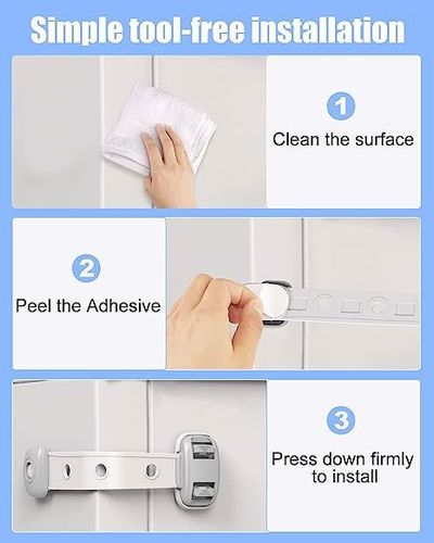 Zabezpieczenie Blokada Mebli Drzwi Szafek 3szt na Arena.pl
