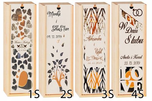 PUDEŁKO SKRZYNKA NA WINO GRAWER PREZENT ŚLUB PRIM na Arena.pl