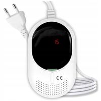 Czujnik Czadu Gazu Ziemnego Detektor Tlenku Węgla CERTYFIKOWANY 85dB LCD