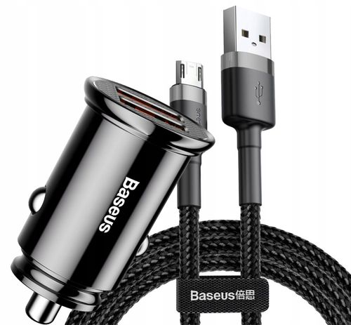 Baseus ładowarka samochodowa 3.0 30W Kabel Micro na Arena.pl