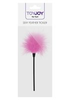 piórko łaskoczące toyjoy różowe 22 cm