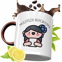 Kubek Bordowy Dla Dziennikarza Na Urodziny Prezent Z Nadrukiem Ze Zdjęciem