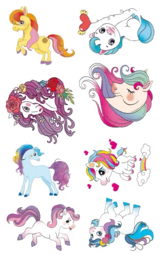 Kolorowanka Z Tatuażami. Kucyki na Arena.pl